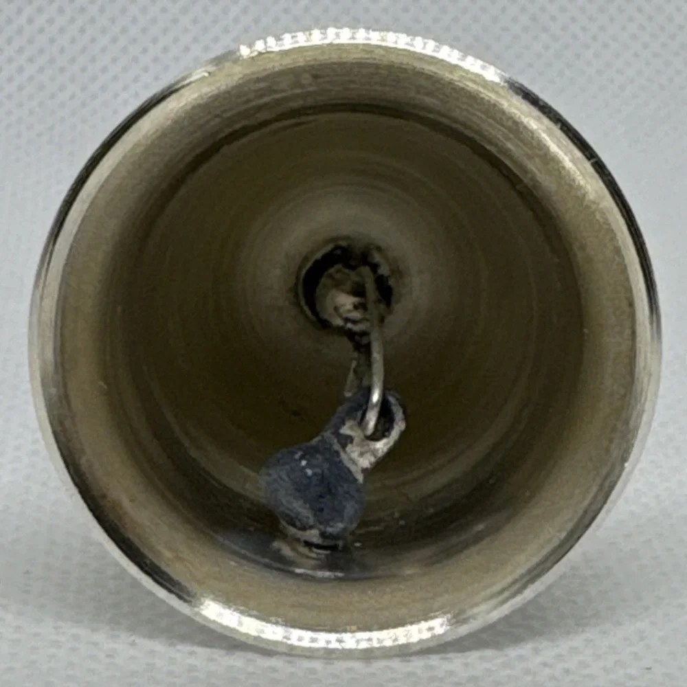 Vintage NE Mrs Ribby Beatrix Potter Silverplate Pewter Bell